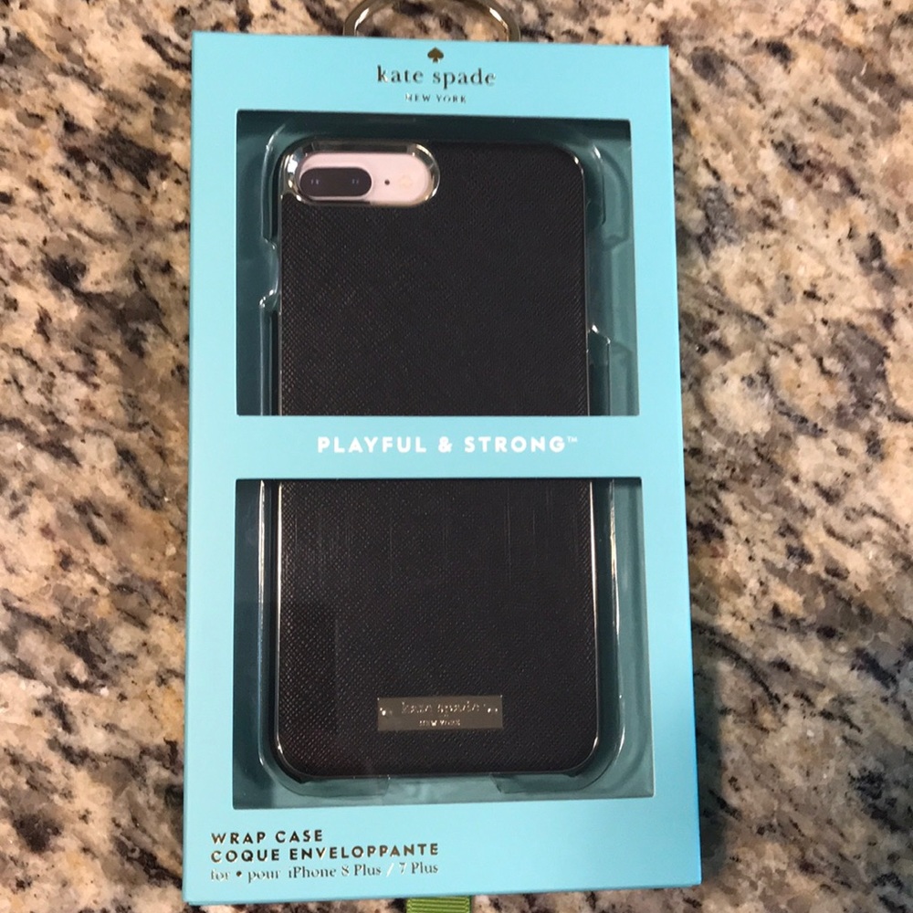 Kate Spade Black iPhone 7 Plus Case